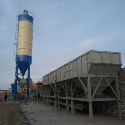 China Construction works aggregates dry concrete plant batch stationary concrete plant for sale