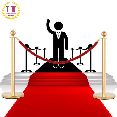 China #201 Stainless Steel VIP Series Rope Rack Pole And Red Carpet Runner for sale