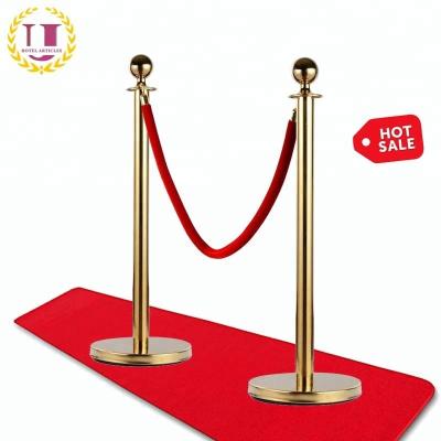 China #201 Stainless Steel VIP Series Decorative Queue Crowd Control Rope Barrier For Concert for sale