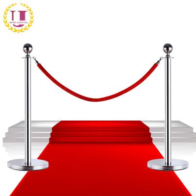 China #201 Stainless Steel Red Carpet Walkway Rope And Racks Wholesale for sale