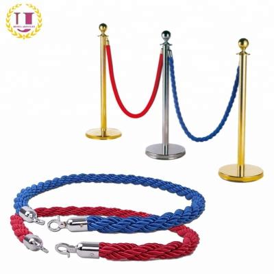 China #201 Stainless Steel Hotel Rope Handrail Gold Bracket for sale