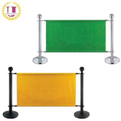 China Outdoor Hotel Cafe Banner Separation Support Barrier for sale