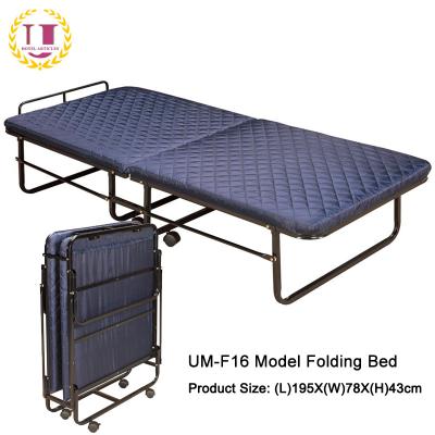 China Portable Folding Bed Size Memory Foam Folding Single Bed For Adults for sale