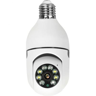 China Human Motion Tracking Ceiling Mount AC Power Bulb Light Camera 90 Degree 360 Degree Wireless Tuya APP Wifi Camera Bulb With Camera for sale
