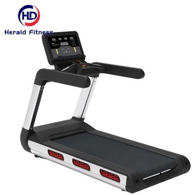 China Commercial Herald Fitness Factory Sale Running Diamond Grain Surface Electrical Commercial Use Treadmill With LCD For Gym for sale