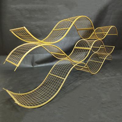 China S Shaped Iron Wedding Decoration Iron Grid For Weddingled Road Flares for sale