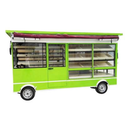 China 2.6m/3.2m/3.8m/4.2m/5m Commercial Stainless Steel Restaurant Food Cart Mobile Street Food Cart Mobile for sale