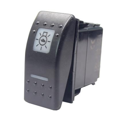 China -40+85 (â ) Universal Type 12V 24V 20A Blue Red Green LED Illuminated 5 Pin ON-OFF For Car and Marine Rocker Switch for sale
