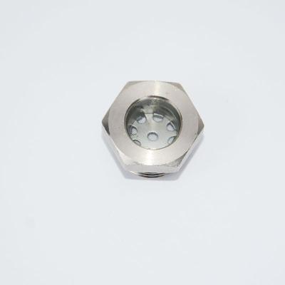 China Polished Finish Hermetic Sight Glass with Threaded Connection and PTFE Seal Material Specially Designed for sale