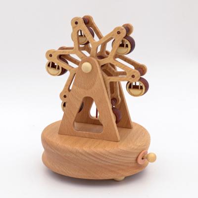 China With on/off switch wooden ferris wheel music box for sale