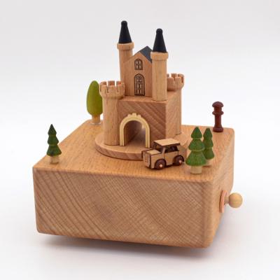 China With on/off switch happy birthday cake music box for sale