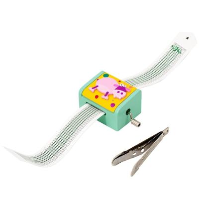 China You Can Make Your Own Song DIY Wooden Music Box Custom Hand Crank Play for sale