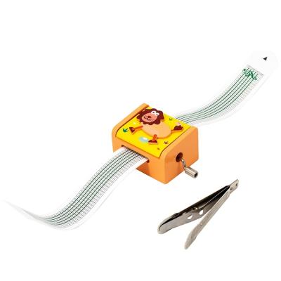 China You Can Make Your Own Song DIY Wooden Music Box Custom Hand Crank Play for sale
