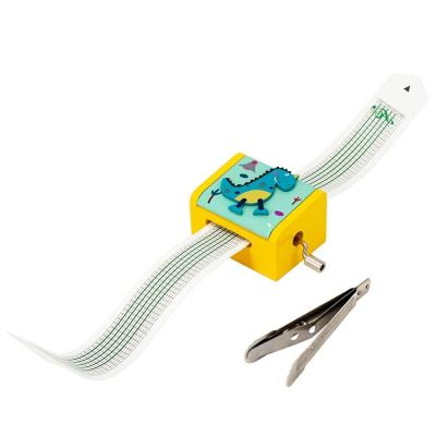 China You Can Make Your Own Song DIY Wooden Music Box Custom Hand Crank Play for sale