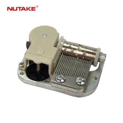 China Small Size Music Box 18 Note Part Roll Up Miniature Music Box for sale