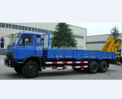 China TRUCK CRANE Dongfeng EQ5208G truck mounted crane with brick grabber/6x4 truck with crane for sale for sale