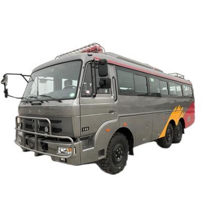 China Forest Scenic Tour Bus 30 Seats 6x6 All Terrain 55% Grade Capacity 6 Wheel Drive Bus 4 - 6L for sale