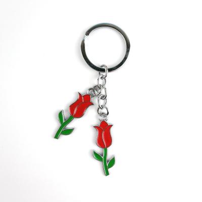 China Customized Rose Keychain for Promotion with Deep and Strong Connection for sale