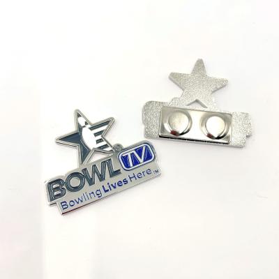 China 10 Grams Soft Enamel Bowling TV Badge Celebrate Your Passion for Bowling for sale