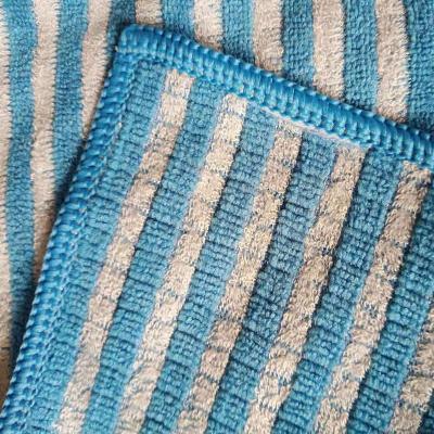 China All Over Microfiber Waffle Kitchen Charcoal Bamboo Cloth Cleaning Quick Dry Towel for sale