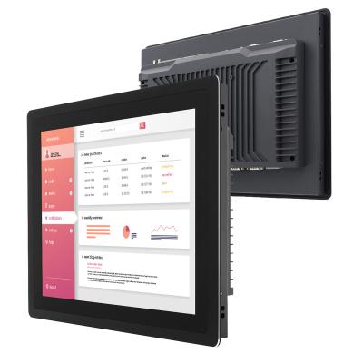 China 15 Inch Industrial Panel PC IP65 Embedded PC i3 i5 i7 Fanless Waterproof Industrial Resistive Touch Screen Manufacturers 15 Inch or Customized Sizes for sale