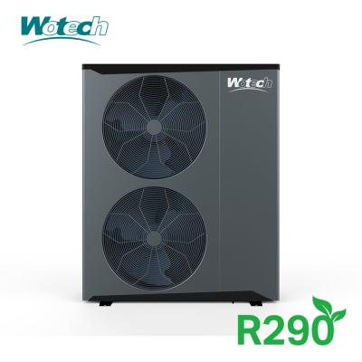 China R290 Invertidor CC completo Bombas de calor aire a agua 20kw Monobloque para calefacción y agua caliente en venta
