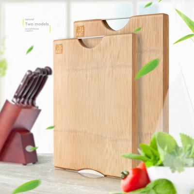 China Large Sustainable Kitchen Wood Panels Bamboo Cutting Board Cutting Cutting Board for sale