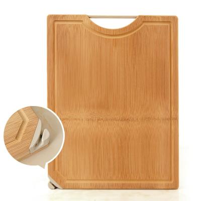 China Wholesale Disposable Food Chopper With Knife Sharpener Custom Made Bamboo Cutting Board for sale