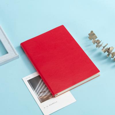 China Cuaderno de cuero espesado Cuaderno de estudiante universitario simple A5 cuaderno de reuniones en venta