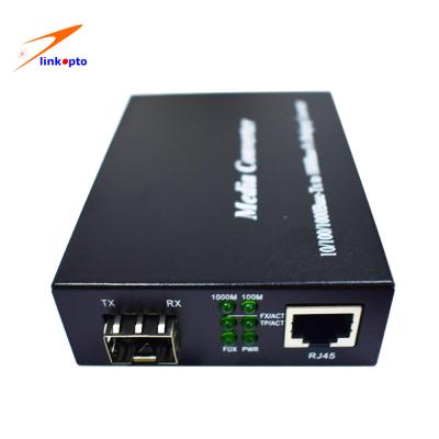 Κίνα 1550nm 60km διπλό σύνολο ινών μετατροπέων MEDIA Sc RJ45 SFP - διπλός έλεγχος ροής προς πώληση