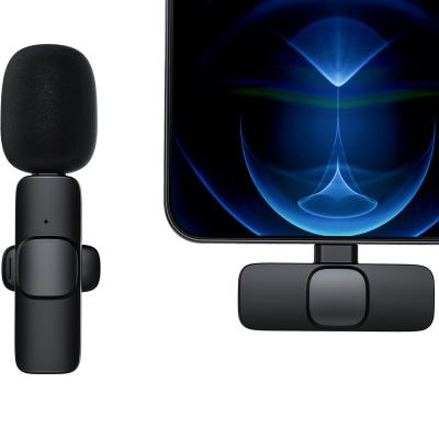 China Smart Dude Lavalier Wireless Microphone Ultra-Low Latency Lavalier Microphone Live Clip On Video Mini Microphone Factory Recording Mic For iPhone for sale