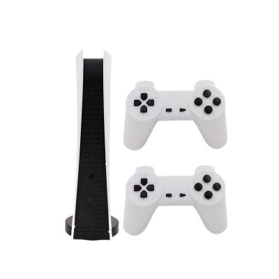 China Support Tv Connection Smart Dude 2022 NEW Design PS5 shell 8bit tv video game console av-out with two wireless controller for sale