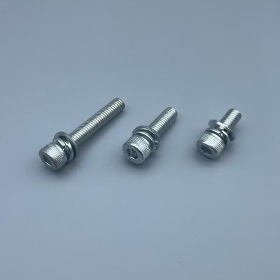 China ISO 4762 M3-M8 Tornos de conexión hexadecimal recubiertos de zinc de grado 12.9 en venta