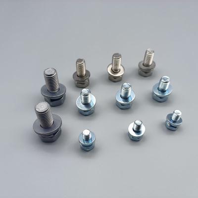 China Industrial Cross Recessed M3-M8 Hex Bolt Zinc Coated Washers for sale