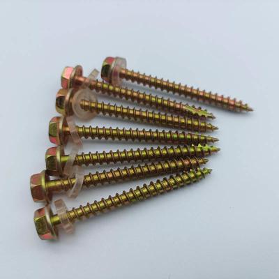 China Hexagon Head Self Tapping Screw With Pvc Washer for sale