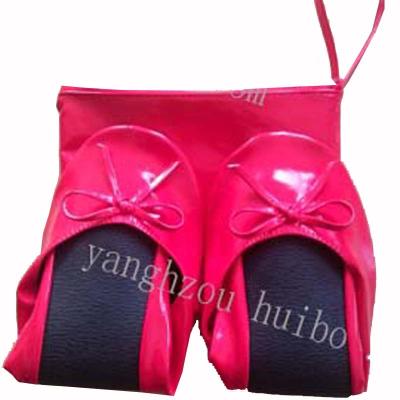 China Woman Latin Dance Shoes Wholesale Best Quality Foldable Ballet Dance Slipper For Women for sale