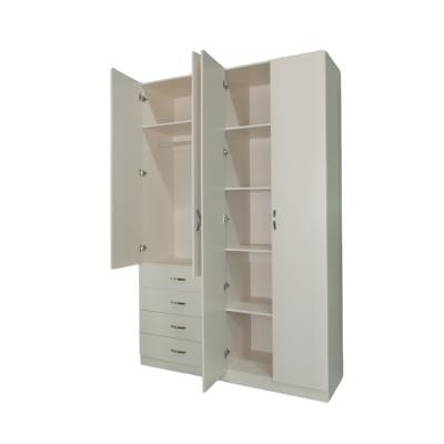 China Modern American Style Wooden Cheap Laminate Designs Modern Bedroom Storage Wardrobe Closet Cabinet for sale