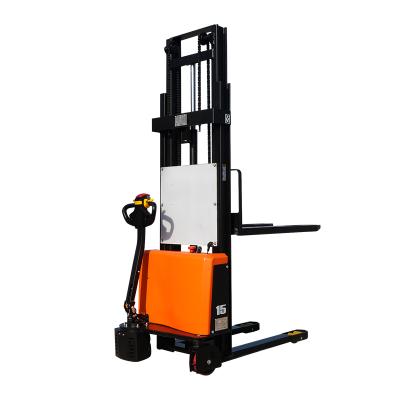 China Hotels 2 Ton Semi Electric Powered Pallet Lifter Walkie Stacker for sale
