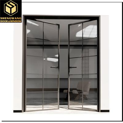 China Villa Push Pull Curtain Wall Window Transparent With Aluminium Window Sliding Frame for sale