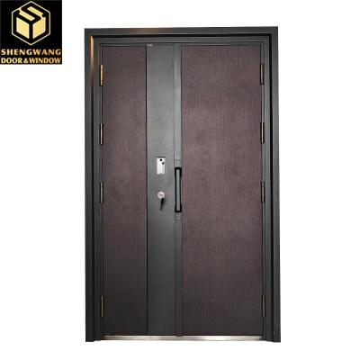 China OEM ODM Aluminum Room Door Fire Rated Steel Door Moisture Protection for sale