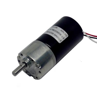 China ETONM 30W 37mm DC Motor 12 Speed Totally Enclosed Motor Brushless 24v DC 24v Low Noise Motor 10kgcm for sale