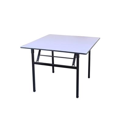 China 2022 Adjustable Popular Hotel Place Plastic Folding (Height) Table For Dining Party for sale