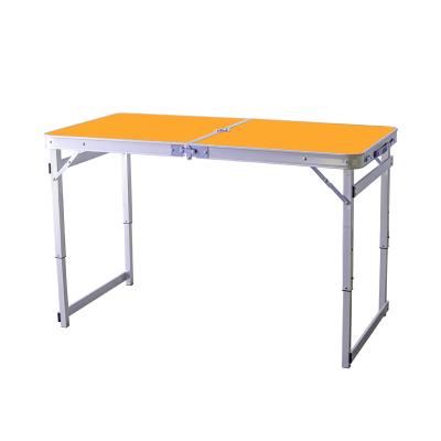 China Foldable Colorful Easy-carry Folding Camping Table With Seats Chairs And Umbrella Hole For Outdoor for sale