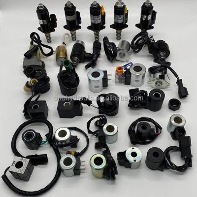 China Construction works Excavator Spare Parts 14550884 Ec210 Solenoid Valve Coil for sale