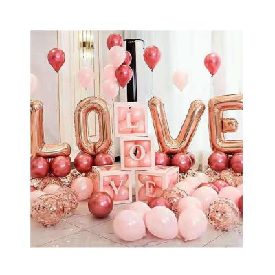 China Party Manufacturer Supply Superior Quality 32Inch Position Letter Love Foil Balloon for sale