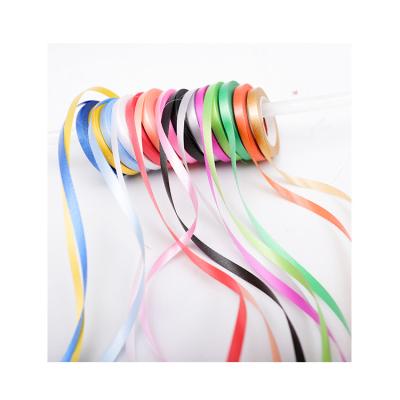 China Luster Competitive Price Wholesale Finely Treated Colors 10m Nylon Balloon Ribbon for sale