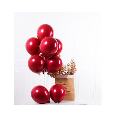 China Online Party Wholesale 10Inch Retro Double Layer Stuffed Latex Balloons for sale