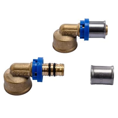 China WATER PIPE SYSTEM WRAS Approved Pressure Brass Copper Fitting For Water Floor Heating Pex Pipe for sale