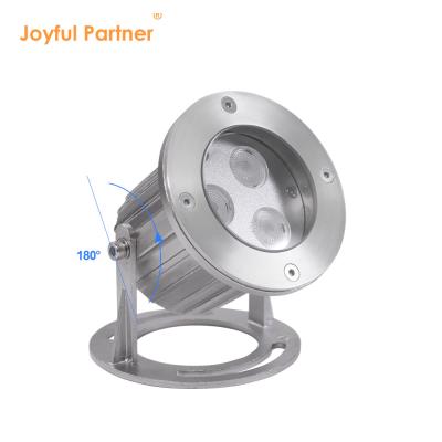 China Stainless Steel 316L Submersible Underwater Pond Lights 6W LED Fountain Light for sale