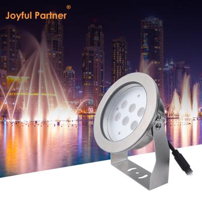 China IP68 Waterproof Underwater Spotlight 316L Stainless Steel DMX512 Rgb/RGBW 4in1 LED DC12V/24V for sale